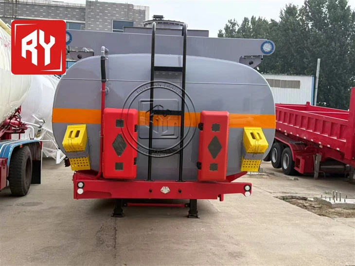 RUIYUAN Semi-trailer Transportation Of Oil/fuel/diesel/petrol/crude Oil/water/milk factory