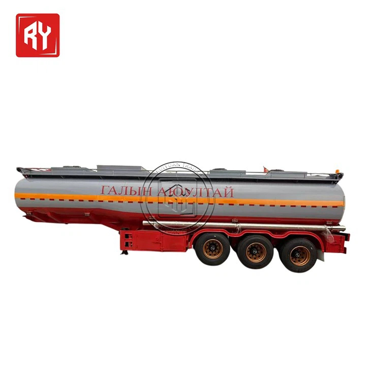 Ruiyuan semi - trailer transport av olje/drivstoff/diesel/bensin/råolje/vann/melk